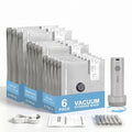 2026 Upgraded Universal Vacuum Storage Bags Set with Electric Pump - Works With Any Vacuum Cleaner - 6/9/15 Pack - Triple Seal System - Dust Insect Odor Proof - Home Travel Essential space saving rechargeable extra-large capacity 15-pack everyday